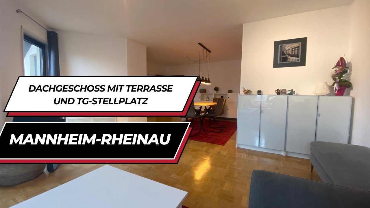 Dachgeschosswohnung in Nähe zum Rheinauer See | C-1828