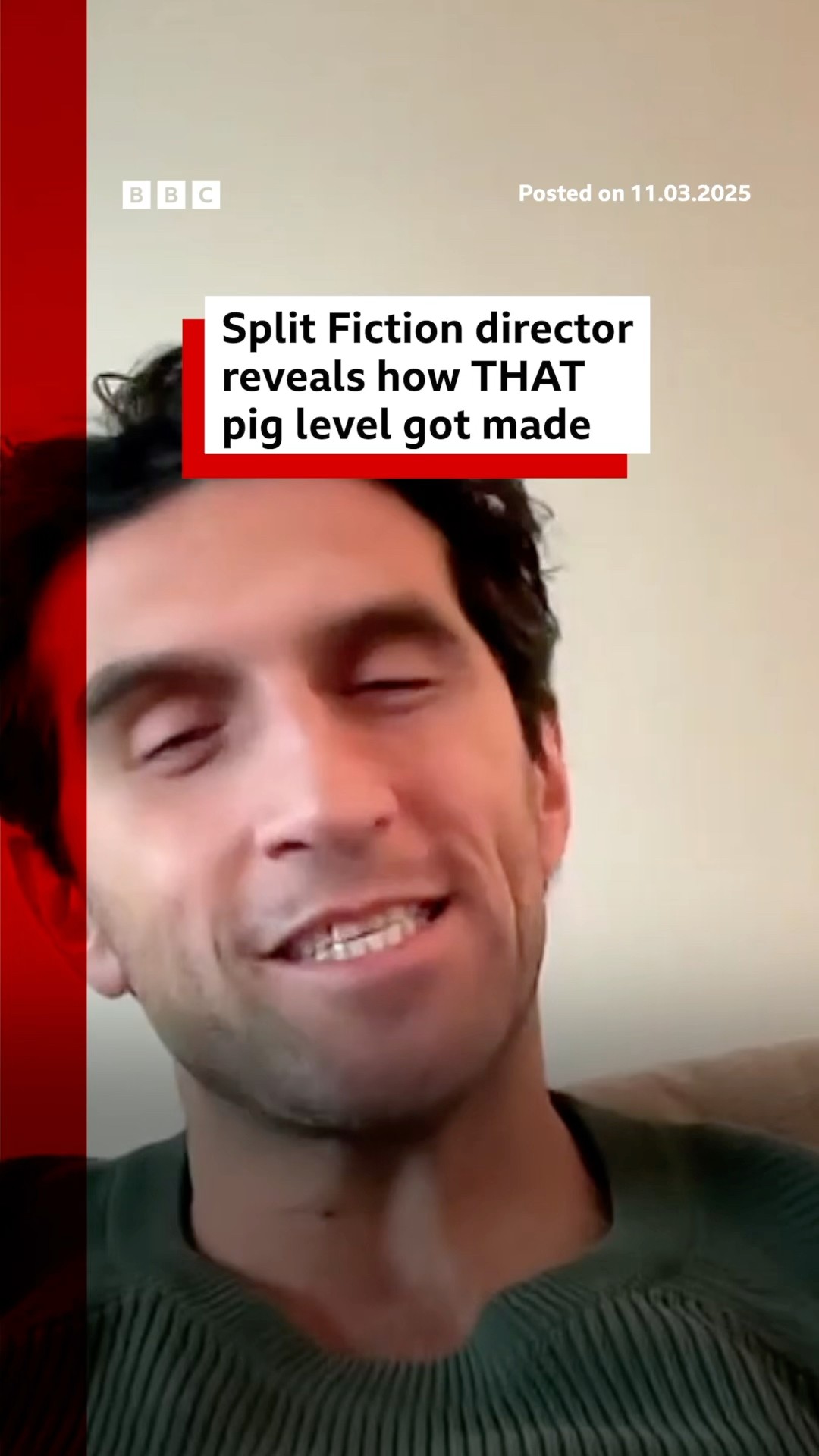 Split Fiction director reveals how that pig level got made. #SplitFiction #Gaming #BBCNews