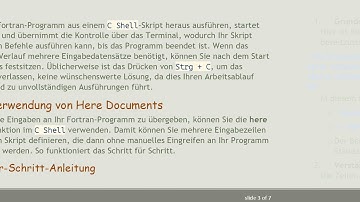 Wie man ein Programm mit Nicht-Kommandozeilen-Argumenten im C Shell ausführt