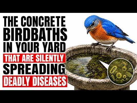 The Concrete Birdbaths in Your Yard That Are Silently Spreading Deadly Diseases (Stop Now)