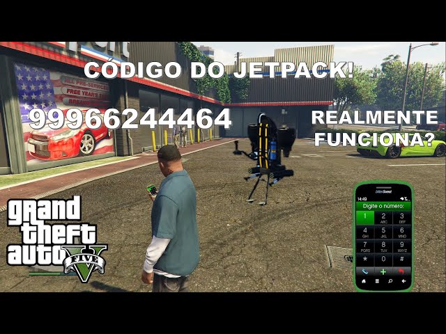 Jetpack no GTA - Jogos Palpite Digital