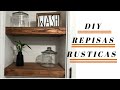 DIY REPISAS rústicas SENCILLAS/DIY FLOATING SHELVES @ReveNenuki