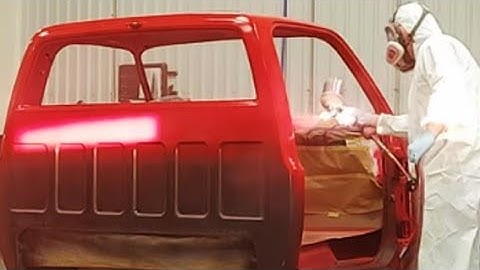 Painting the GMC Square Body Cab - Full Process Warts & All!