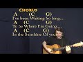 Sunshine of Your Love (Cream) Guitar Cover Lesson with Chords/Lyrics - Munson