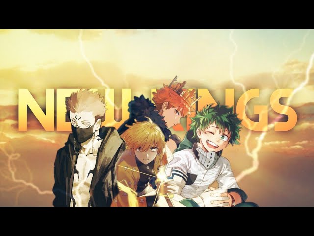 Anime Mix「AMV」New Kings - Jujutsu kaisen/My Hero Academia/Haikyuu/Kimetsu no yaiba - 4K [60 FPS]