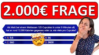 🚀🚀🚀 Schaffst DU die 2.000€ Frage? | Mathe Aufgabe aus Wer wird Millionär?