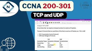 Free CCNA (NEW) | TCP and UDP | Video 77 | CCNA 200-301 Complete Course
