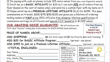 ITS A GREAT TIME FOR DIRECT MAIL DME BUYER MAILING NAMES TOP QUALITY NAMES FREE STAMPS EVERY ORDER