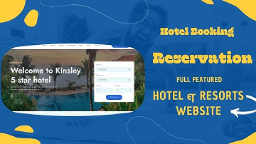 Hotel & Resorts Booking Website | Elementor Hotel Guest House Theme | Kinsley WordPress Theme