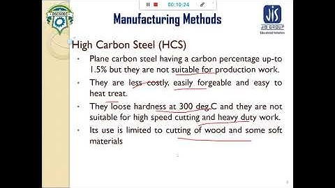 Lecture 17: Cutting tool materials and cutting fluid