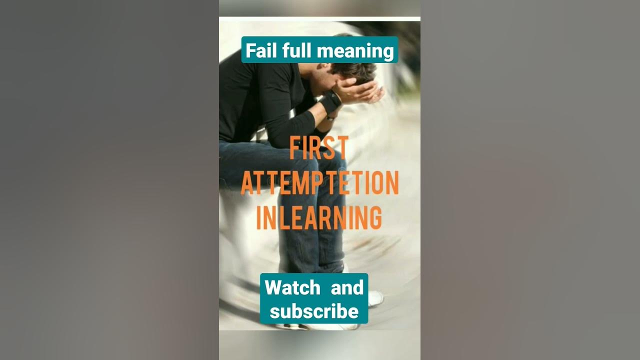 fail full form and meaning knowledge🤯shorts YouTube