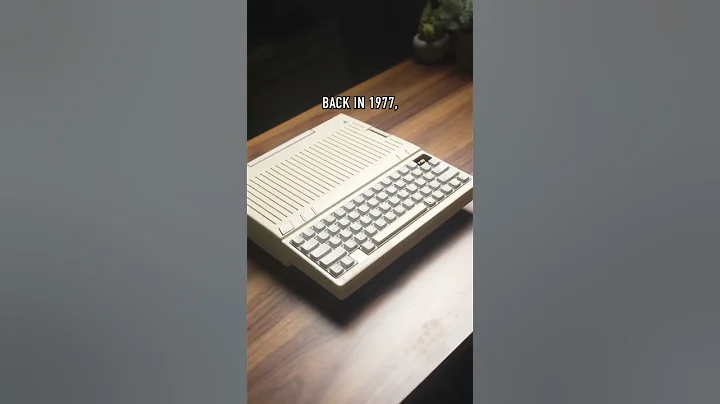 I am OBSESSED with this vintage apple keyboard #shorts