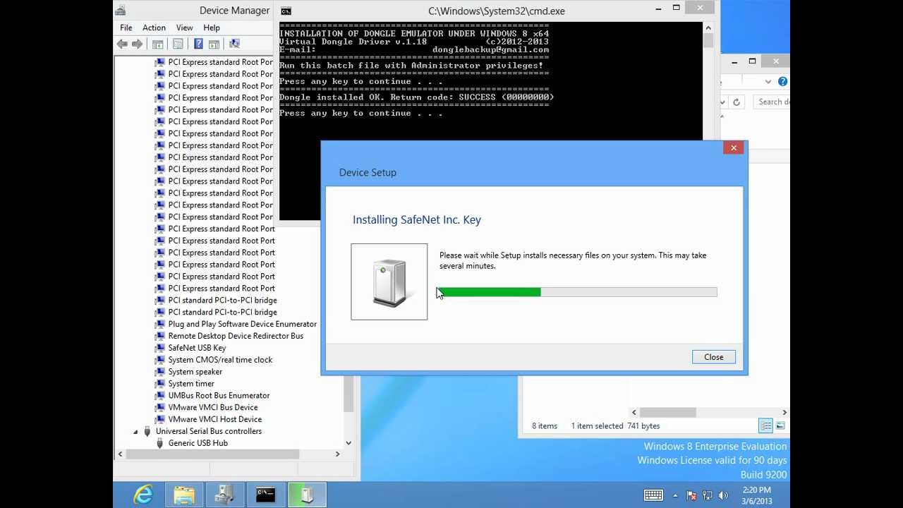 hasp driver windows 10