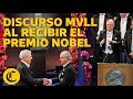Reviva el emocionante discurso de Mario Vargas Llosa “Al Perú lo llevo en las entrañas”
