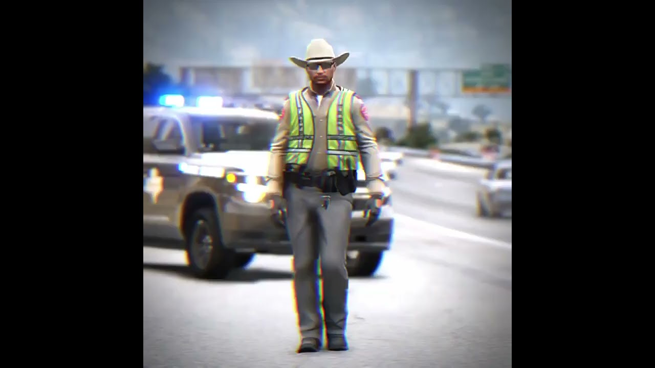 Texas DPS on scene of a MVC. Discord.gg/hcrp 