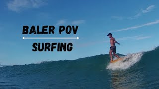 Baler Surfing - POV Sunset (Short Video)