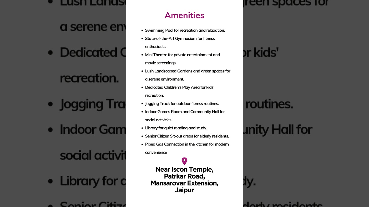 FLORESTA: Luxury Living in Jaipur's Mansarovar Extension! 