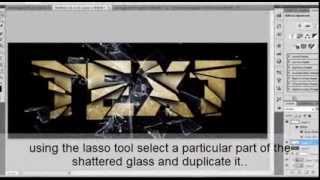 shatter text effect-adobe photoshop cs5 tutorial [de0](TEXTURE: http://www.mediafire.com/download.php?6qk29zi593ea4cc THE ORIGINAL TUTORIAL.., 2012-02-05T06:57:55.000Z)