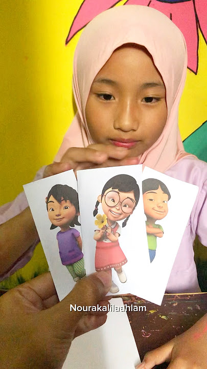 Menggambar Karakter Dalam Serial Upin Ipin Mail MeiMei Susanti ,Subscribe adekku @QianaAlifyaAhlam
