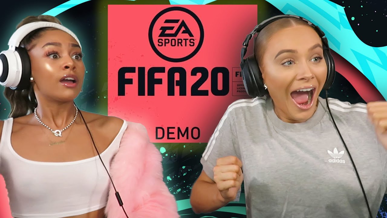 PLAYING THE FIFA 20 DEMO!! - with AMELIA MONÉT