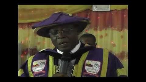 22ND CONVOCATION  CEREMONY - AWARD OF FIRST DEGREE