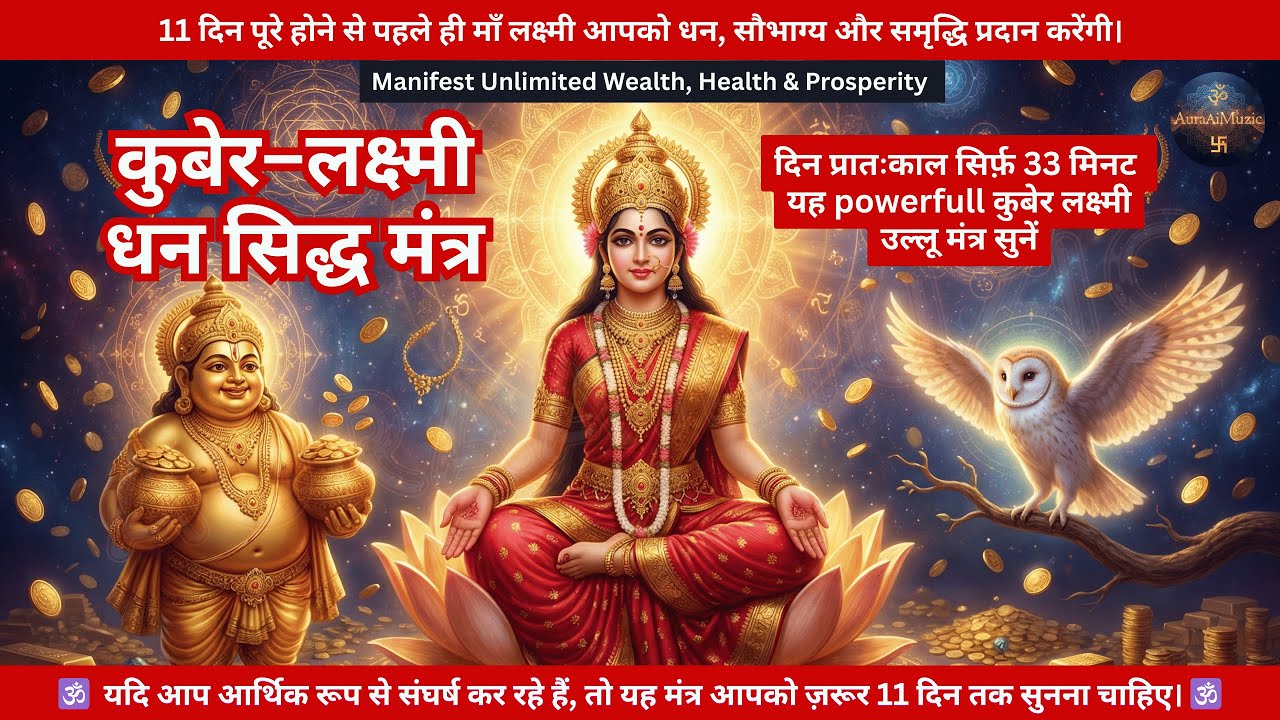 सिर्फ 1 मंत्र से 21 करोड़ की वर्षा शुरू होगी | 108 बार जाप। सिद्ध महालक्ष्मी-कुबेर धन मंत्र #facts