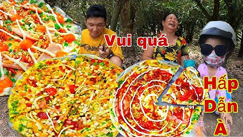 Chủ Nhật Cậu Tư Tiên IQ Trổ Tài Nướng Bánh Tráng Xúc Xích Phô Mai Ăn Cùng Cháu Gái Và Mấy Chị Như