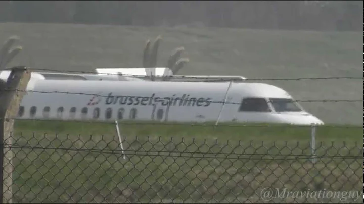 'Brussels Airlines' Dash 8-Q400 Takeoff at Birmingham | BHX/EGBB.