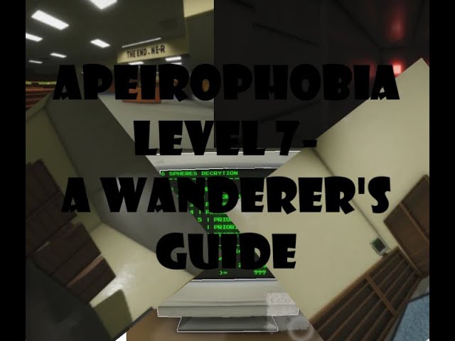 How To Beat Level 7 Apeirophobia