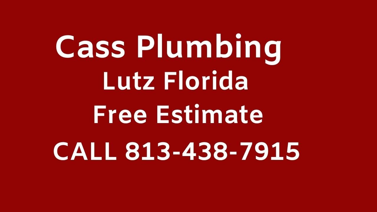 Plumbers Lutz Florida YouTube