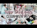 SUPER SATISFYING CLEANING MOTIVATION! | CLEAN AND DECLUTTER WITH ME | DEEP CLEANING | KONMARI METHOD