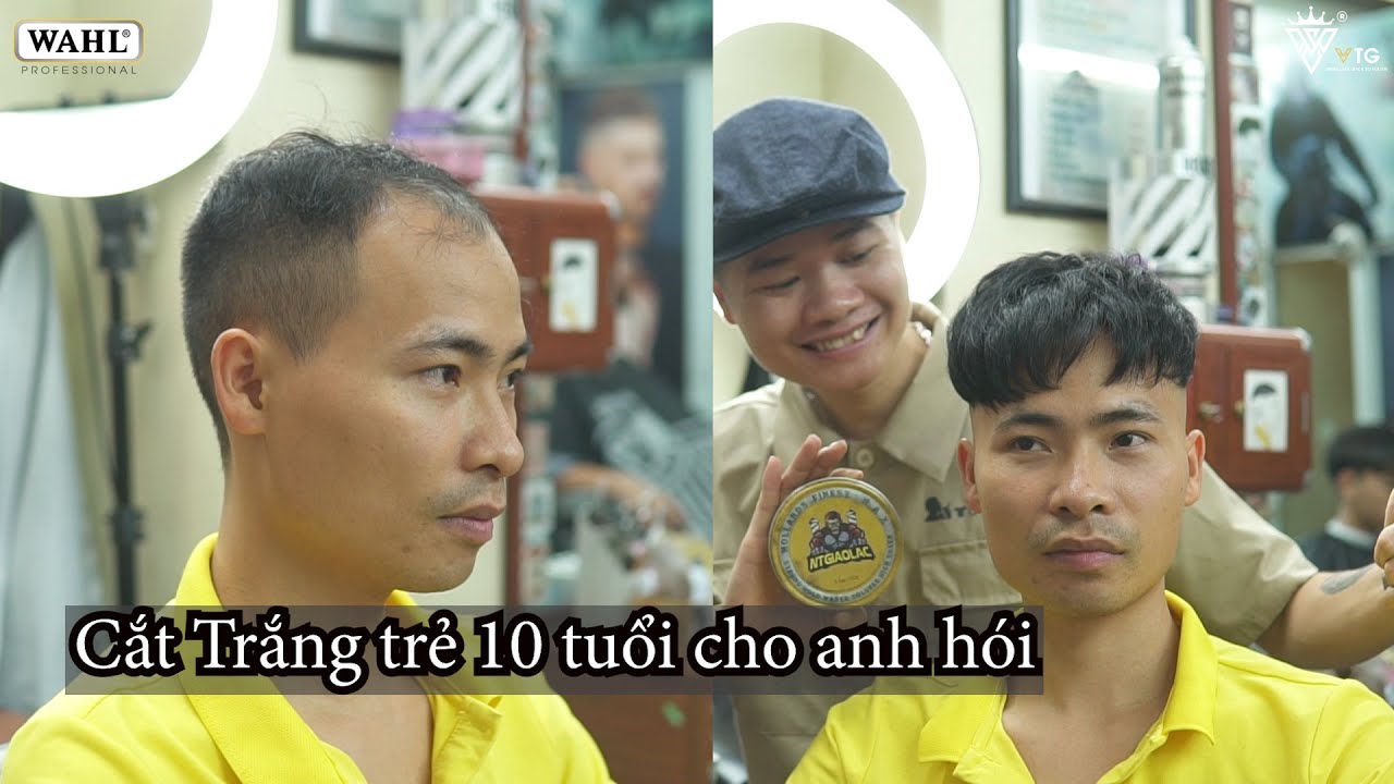 cat toc dau nam 2022 New Hướng Dẫn Cắt Trắng Chân Cho Anh Hói Trẻ Ra 10 Tuổi tại TƯỜNGBARBER
