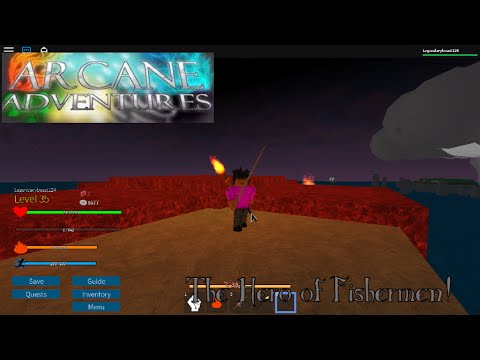 Roblox Arcane Adventures Season 3 Ep 54 I Got A Fishing Rod The Heated Island Lava Isle Youtube - arcane adventures island crystal cove roblox