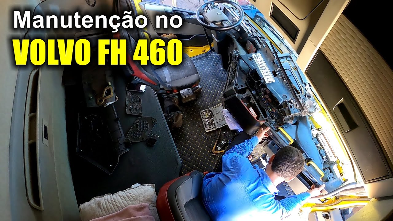 AR Cond. do VOLVO FH fraco (DANDO UM TRATO NO AMARELÃO) | Caminhões e Estradas