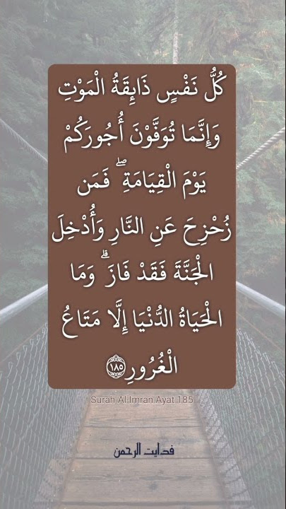 Surah Al-Imran Ayat 185 | Fidayat Ur Rahman #shorts #youtubeshorts