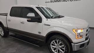 2015 FORD F150 SUPERCREW SHORT KING RANCH ECOBOOST 4K WALKAROUND 13257ZA SOLD!