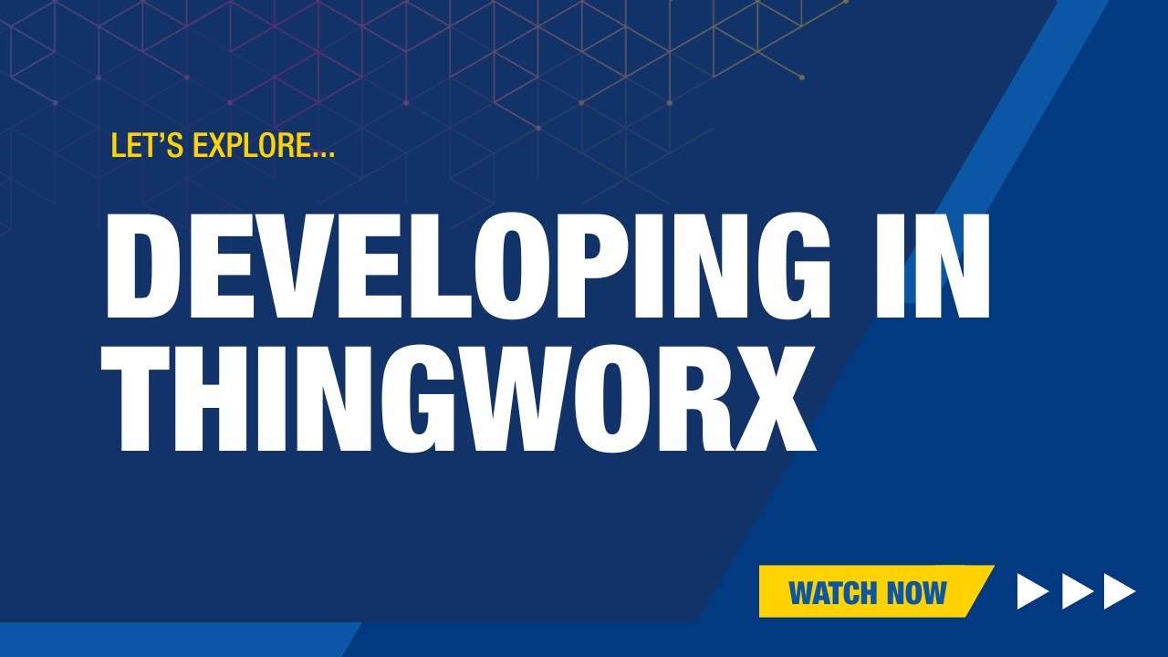What Can You Learn About Developing in Thingworx? YouTube