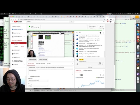 xah talk show, 2019-03-12, non tech intro to JavaScript lang, and other things