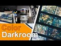 Back in the Color Darkroom - Making Contact Sheets for the first time! (And lots of test strips...)