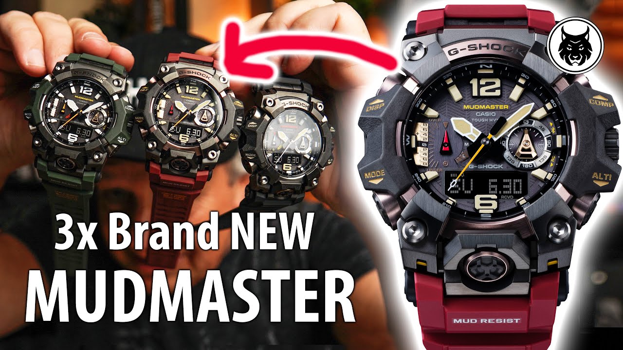 CASIO MUDMASTER G-Shock GWG-B1000-1A4 Red 200m Bluetooth