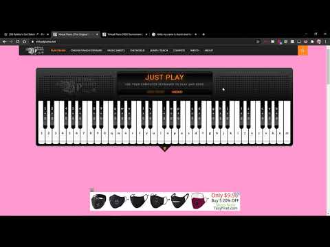 Megalovania virtual 2024 piano easy