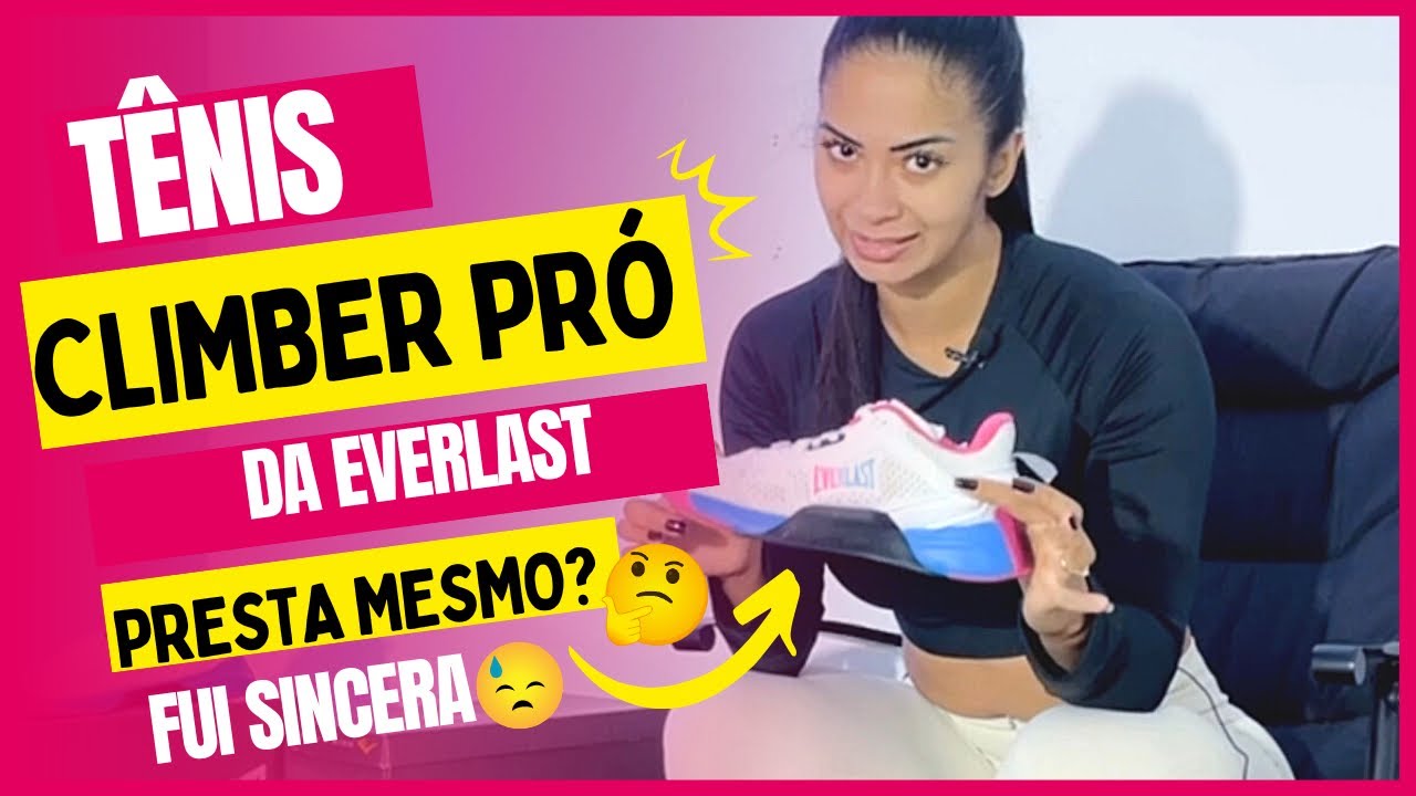 Tênis Everlast Climber Pro Feminino - Branco/Rosa