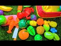 🌈 super satisfying magic fruit cutting! 🍓✨ asmr toy food slicing 🔪
