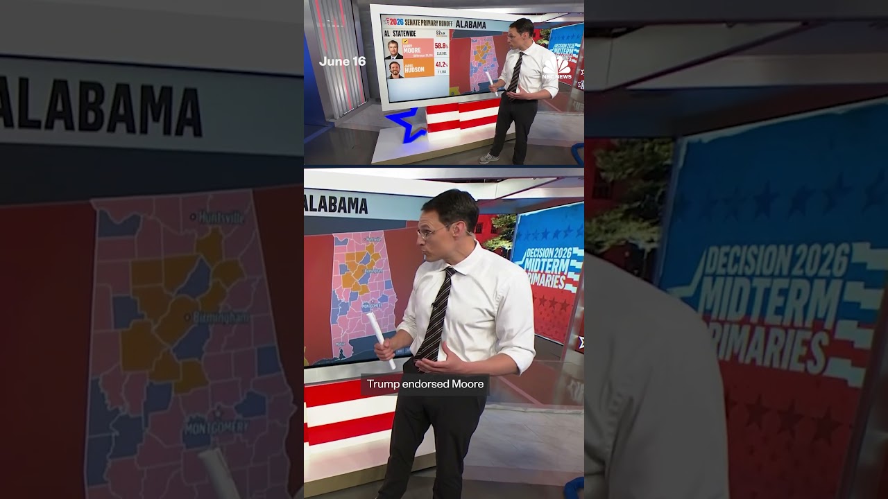 Trump-endorsed Barry Moore wins Republican primary runoff in Alabama Senate race Trump-endorsed Barry Moore wins Republican primary runoff in Alabama Senate race