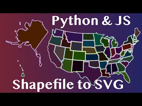 Geographic Shapefiles to SVG