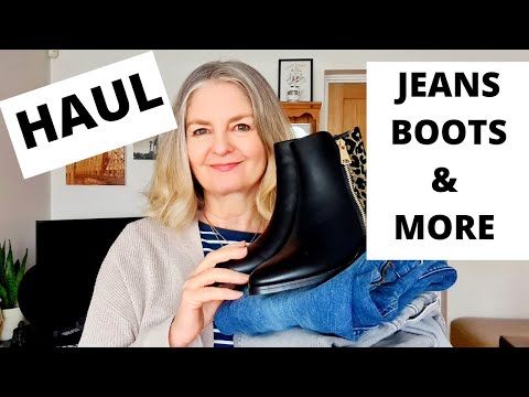 MARKS AND SPENCER HAUL JEANS u0026 TRY ON - Amazon Tshirts Blouses u0026 More | My Over 50 Fashion Life