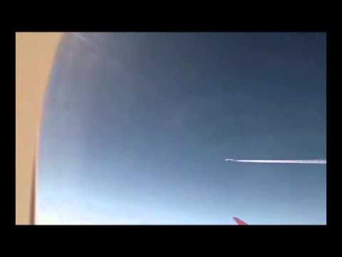 UFO Video From Airplane Window .....Awesome