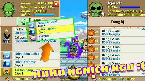 Ngọc Rồng Online - Nghịch Ngu Đổi Skill Đệ Tử Và Cái Kết Đắng