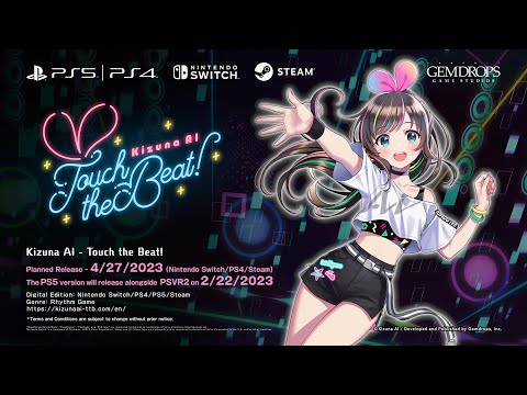 (Official) Kizuna AI - Touch the Beat! - Official 1st Trailer