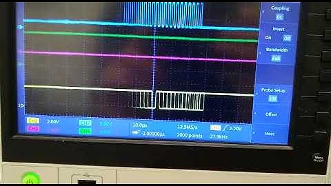 Encoder signals while running after added capacitors 04 05 20